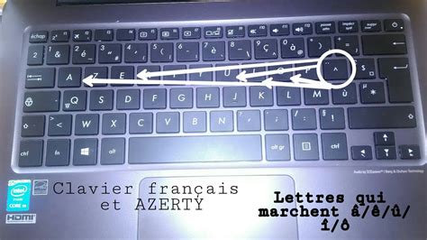 accent circonflexe clavier.